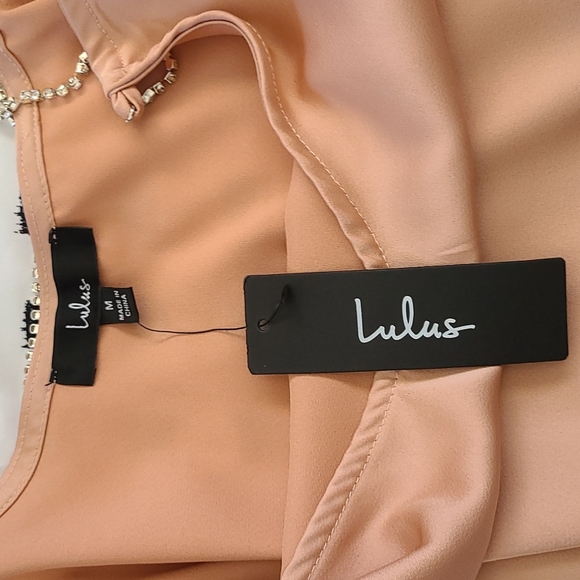 Lulu's Rhinestone Split Side Tank. Size Medium - Picture 4 of 6